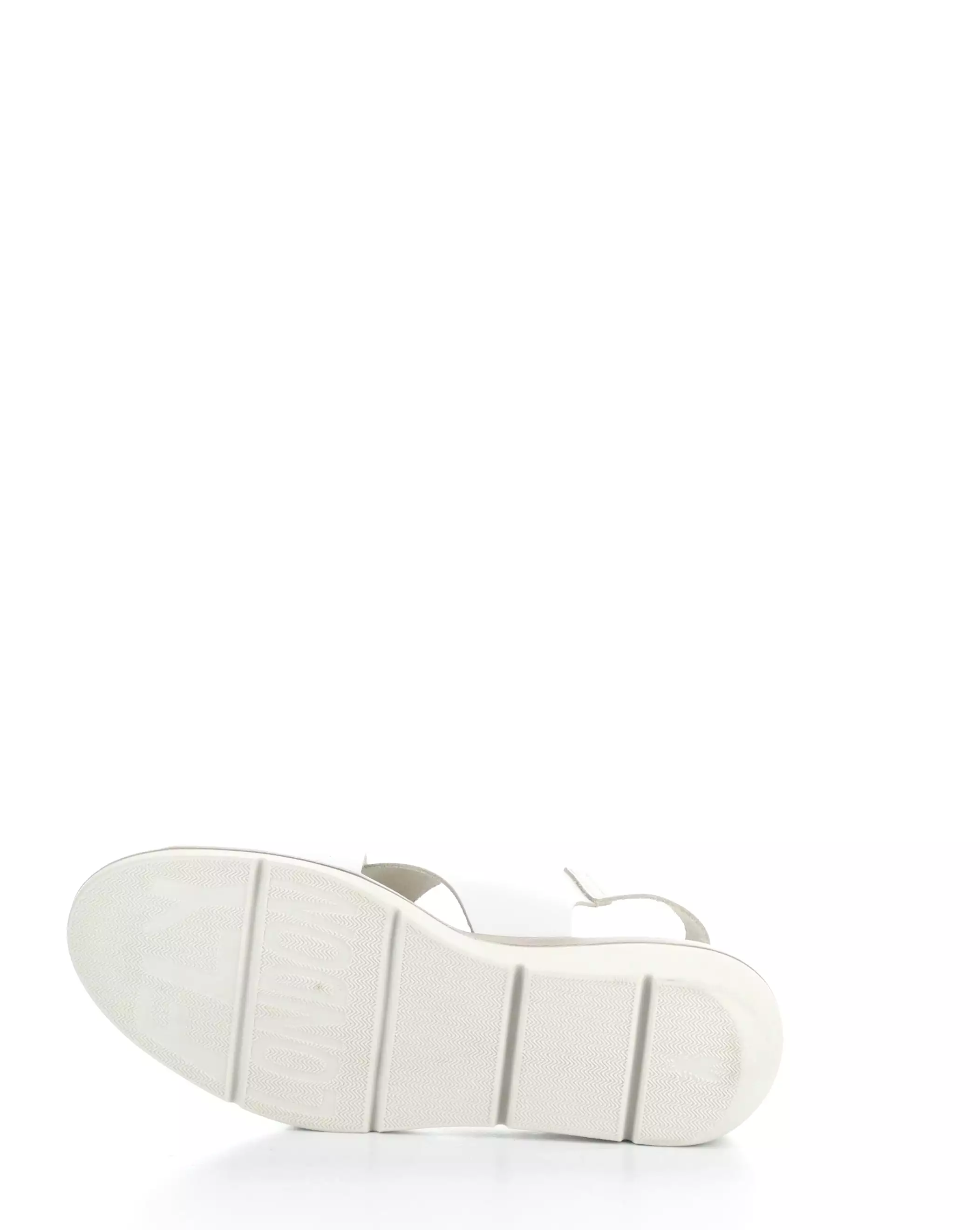 NABI058FLY 001 WHITE Round Toe Sandals