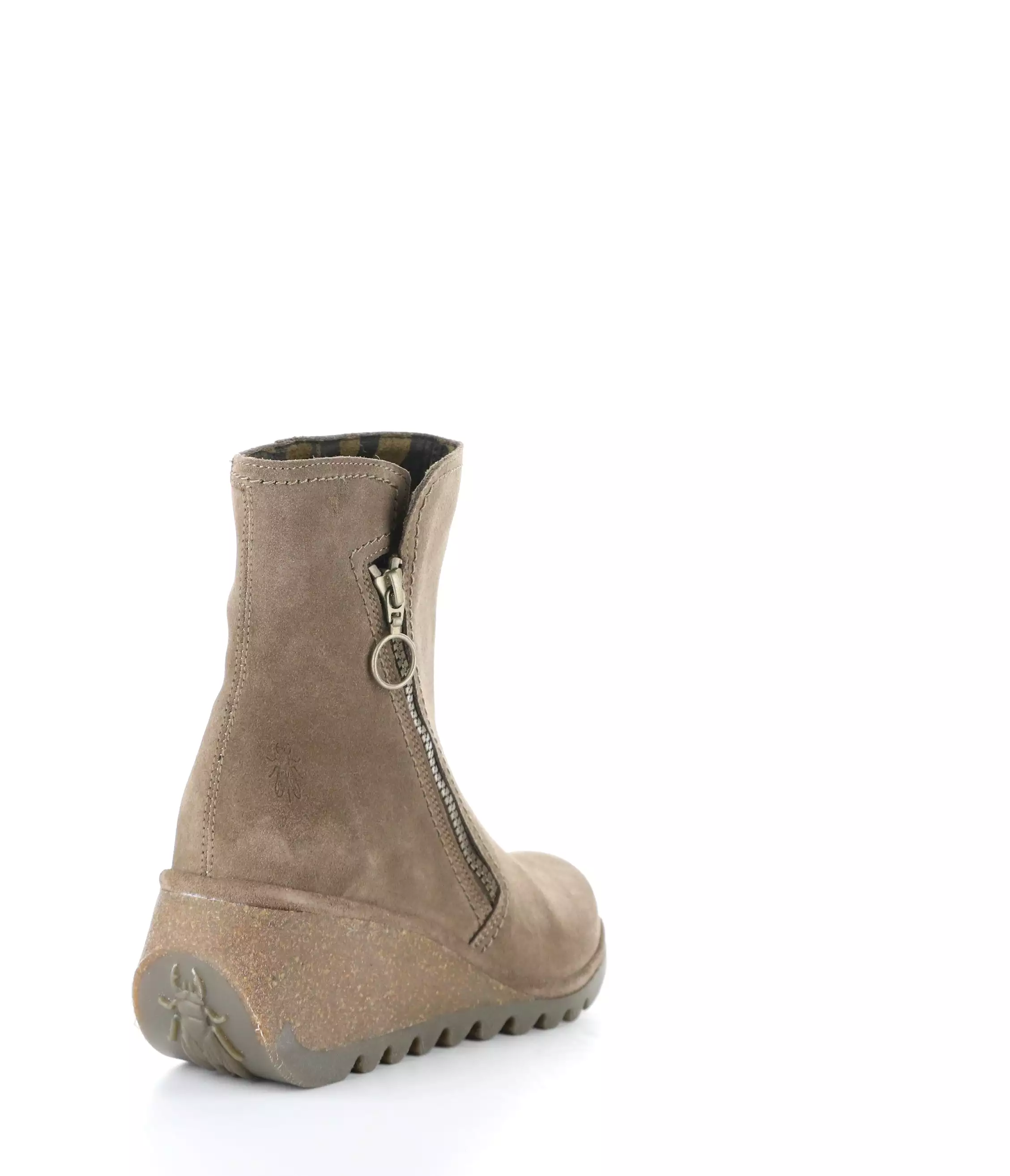 NELA407FLY 004 TAUPE Round Toe Boots