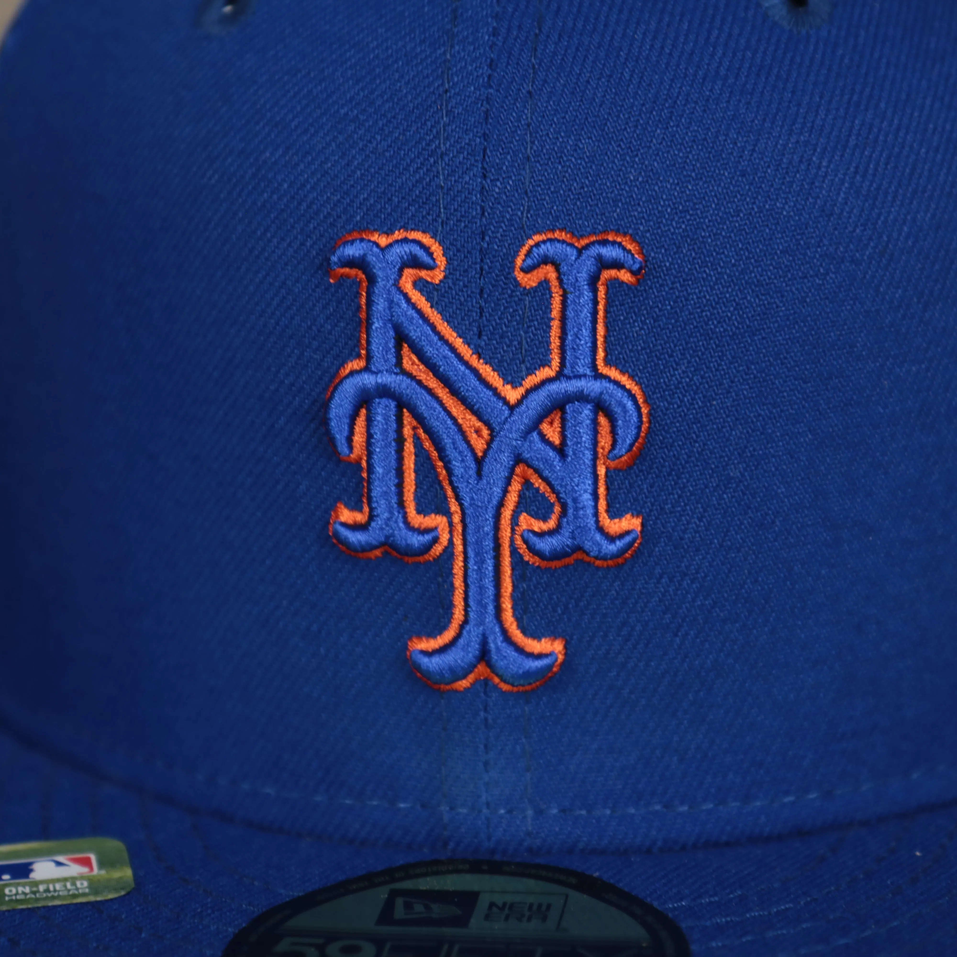 New York Mets Onfield 2022 Batting Practice 59Fifty Trucker Hat | Blue