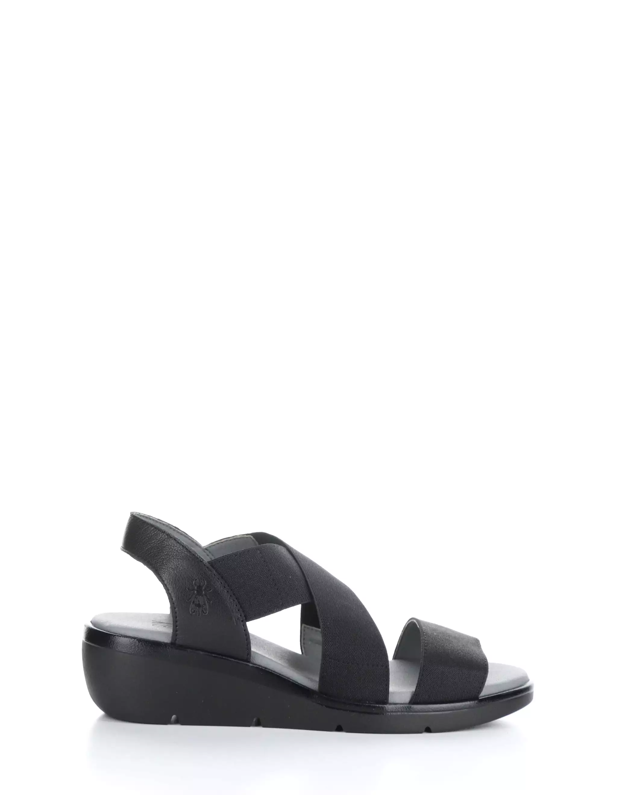 NOLI056FLY 000 BLACK Elasticated Sandals