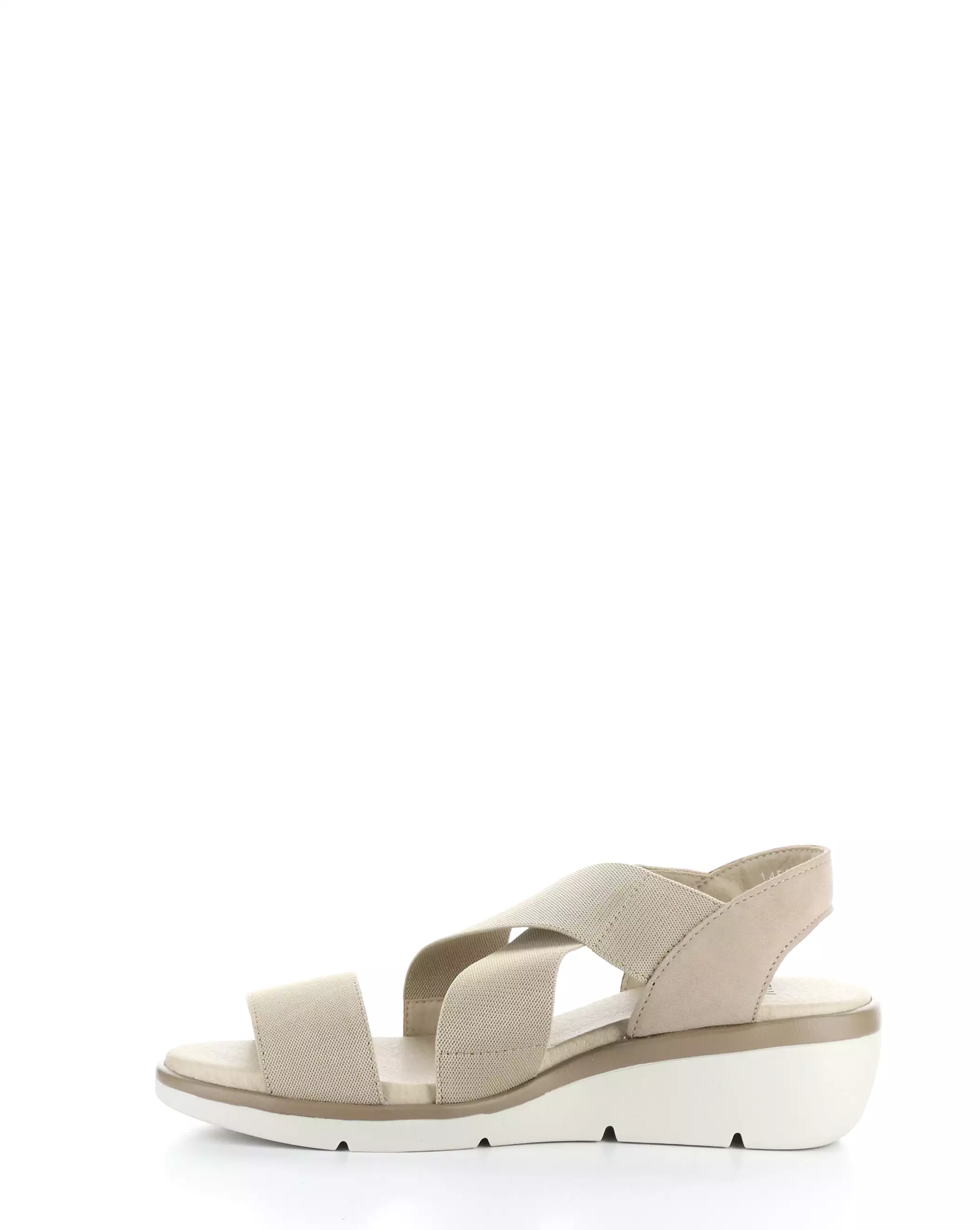 NOLI056FLY 002 TAUPE Elasticated Sandals