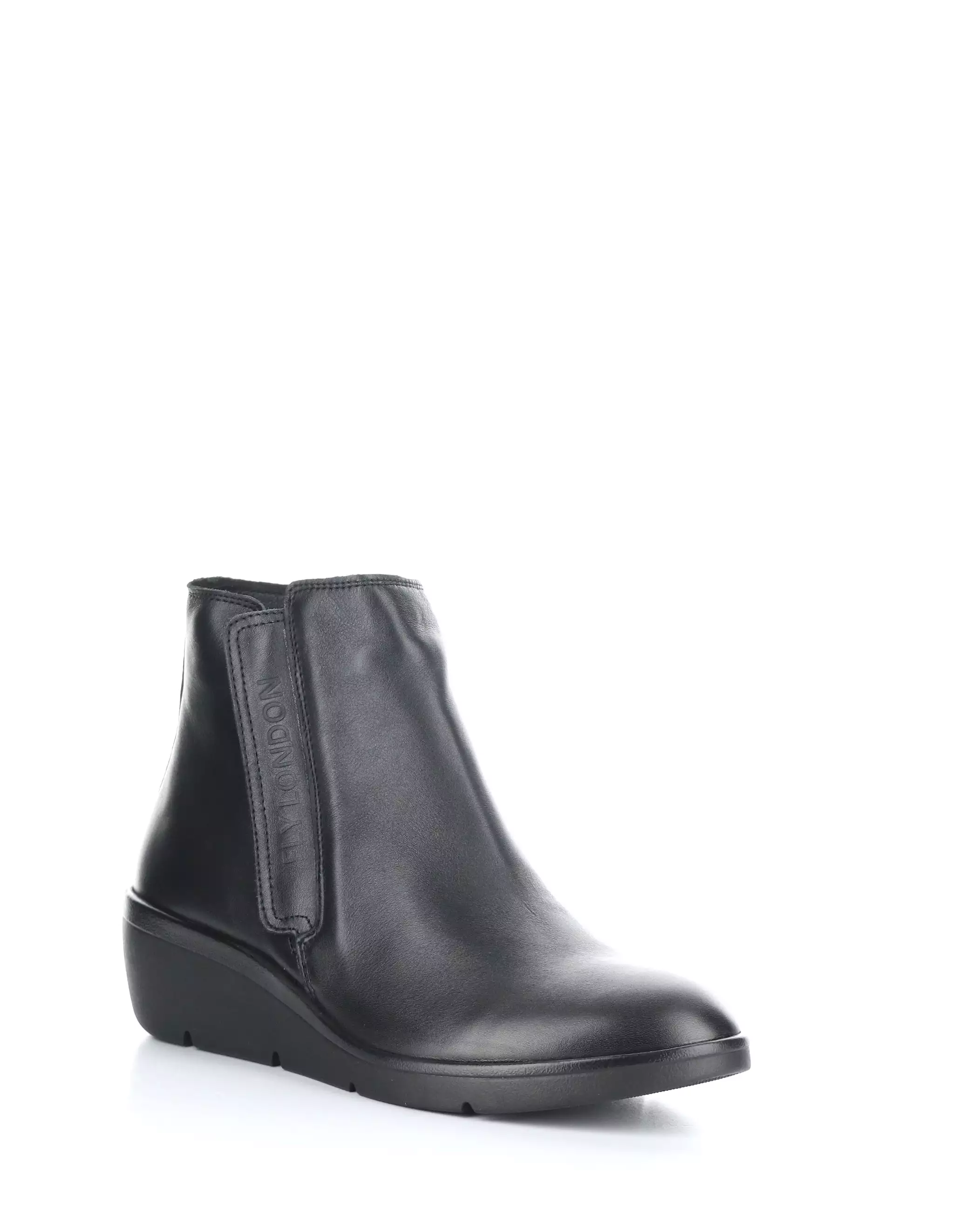 NULA550FLY 004 BLACK Round Toe Boots