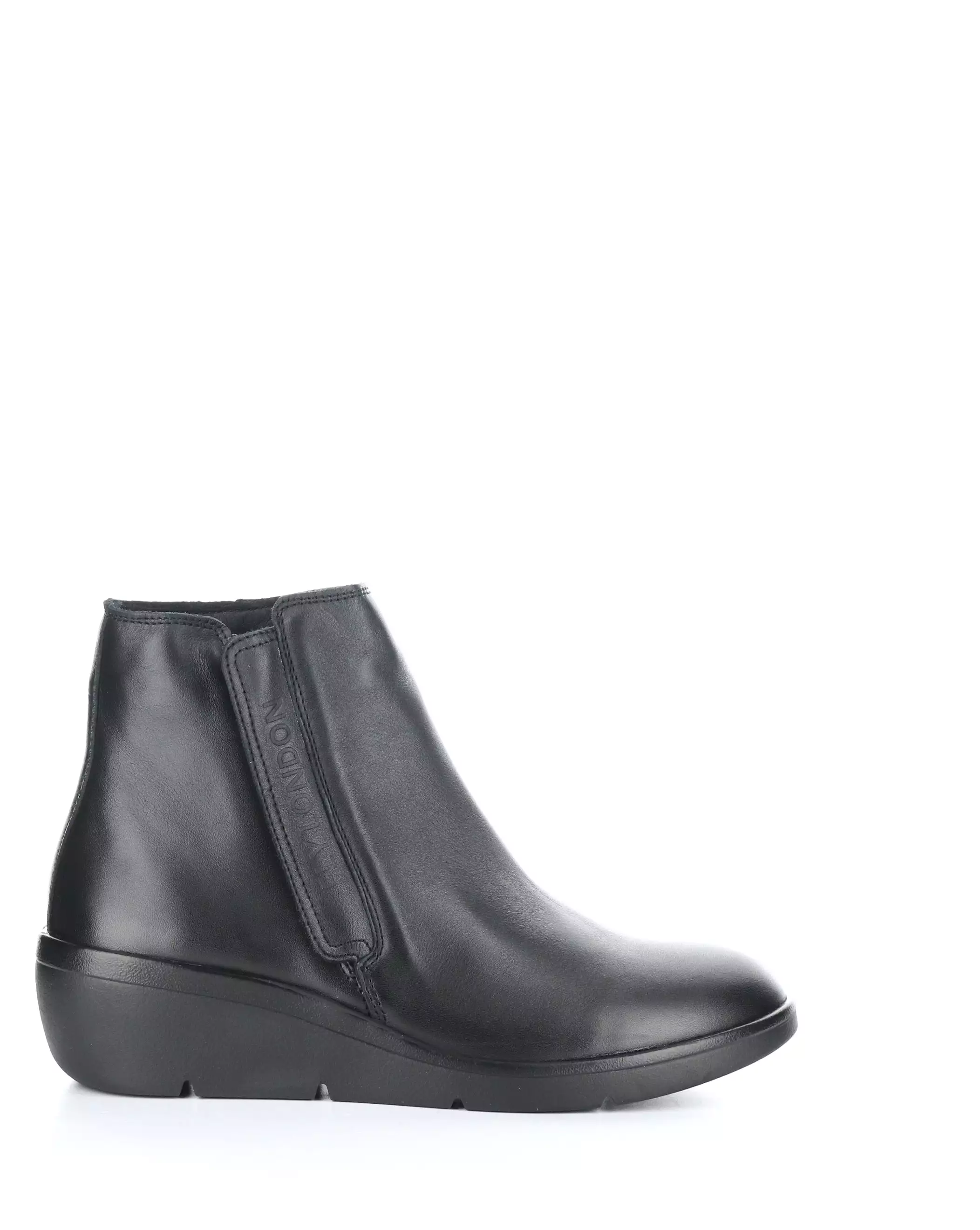 NULA550FLY 004 BLACK Round Toe Boots