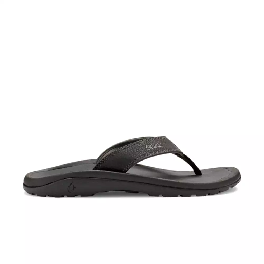 Olukai Men's Ohana - Black/Dark Shadow