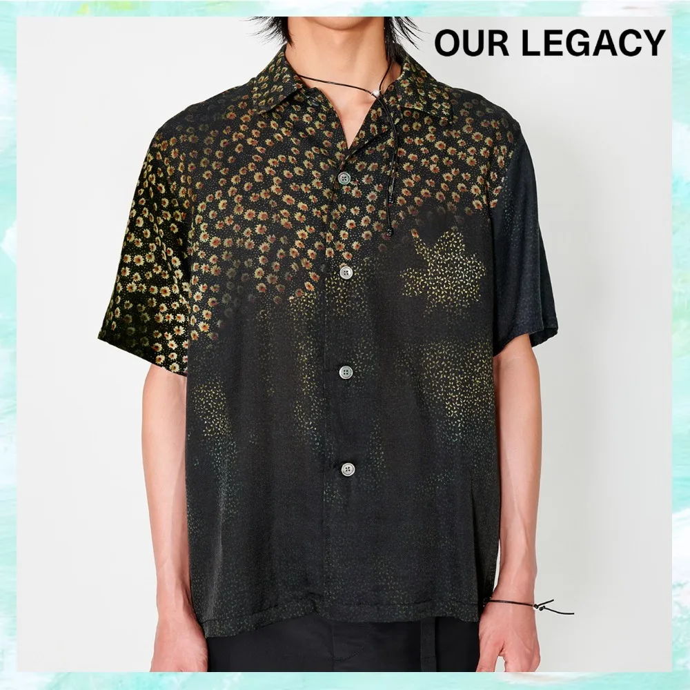 OUR LEGACY  |Flower Patterns Silk Blended Fabrics Street Style Cotton