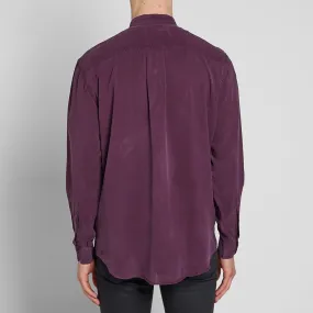 Our Legacy Initial ShirtPurple Fine Silk