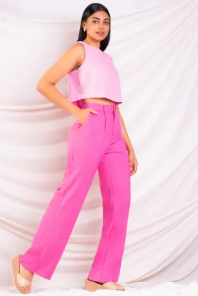 Pink Linen Pant