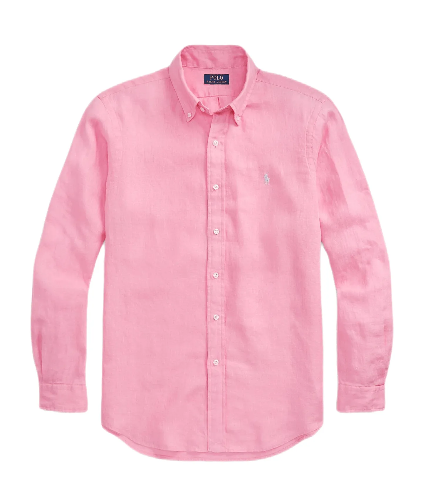 Polo Ralph Lauren - Chemise en lin coupe ajustée Florida Pink