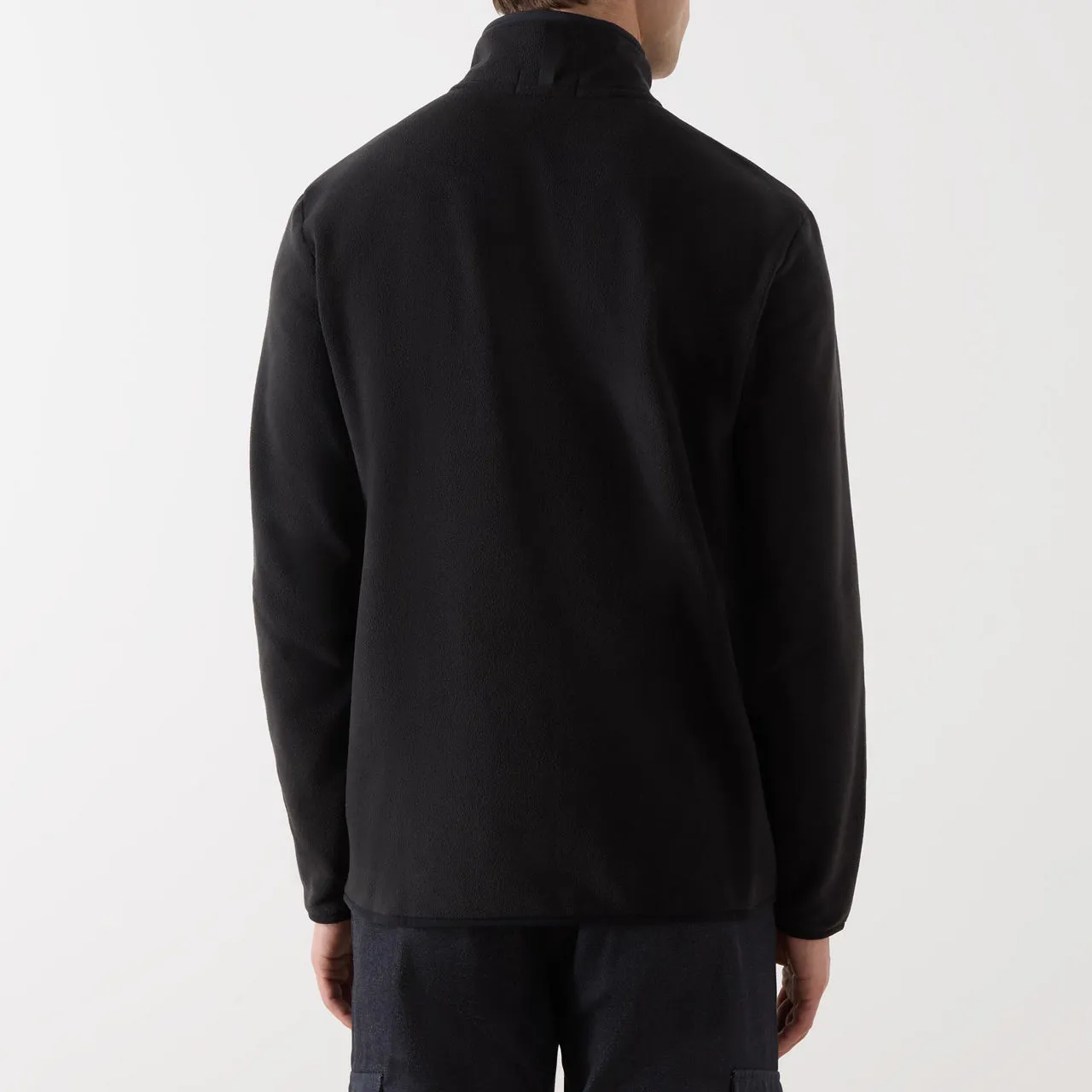 POLO RALPH LAUREN Log Half-Buttoned Fleece Sweatshirt - Black