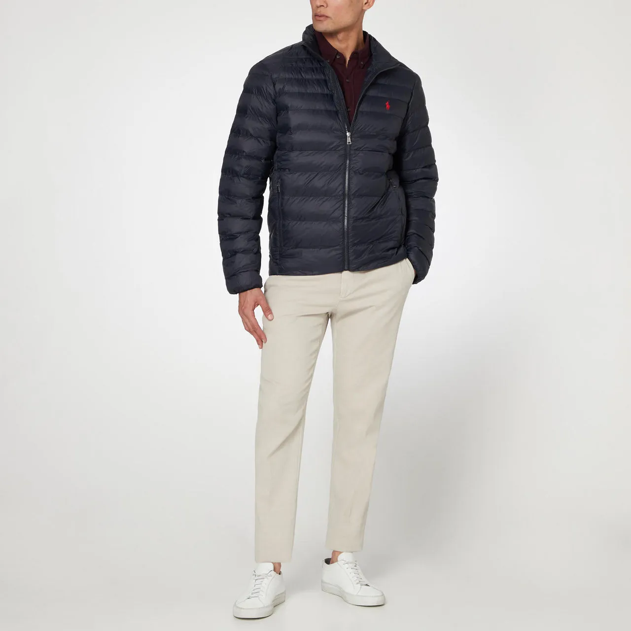 POLO RALPH LAUREN Padded Recycled Nylon Jacket - Navy