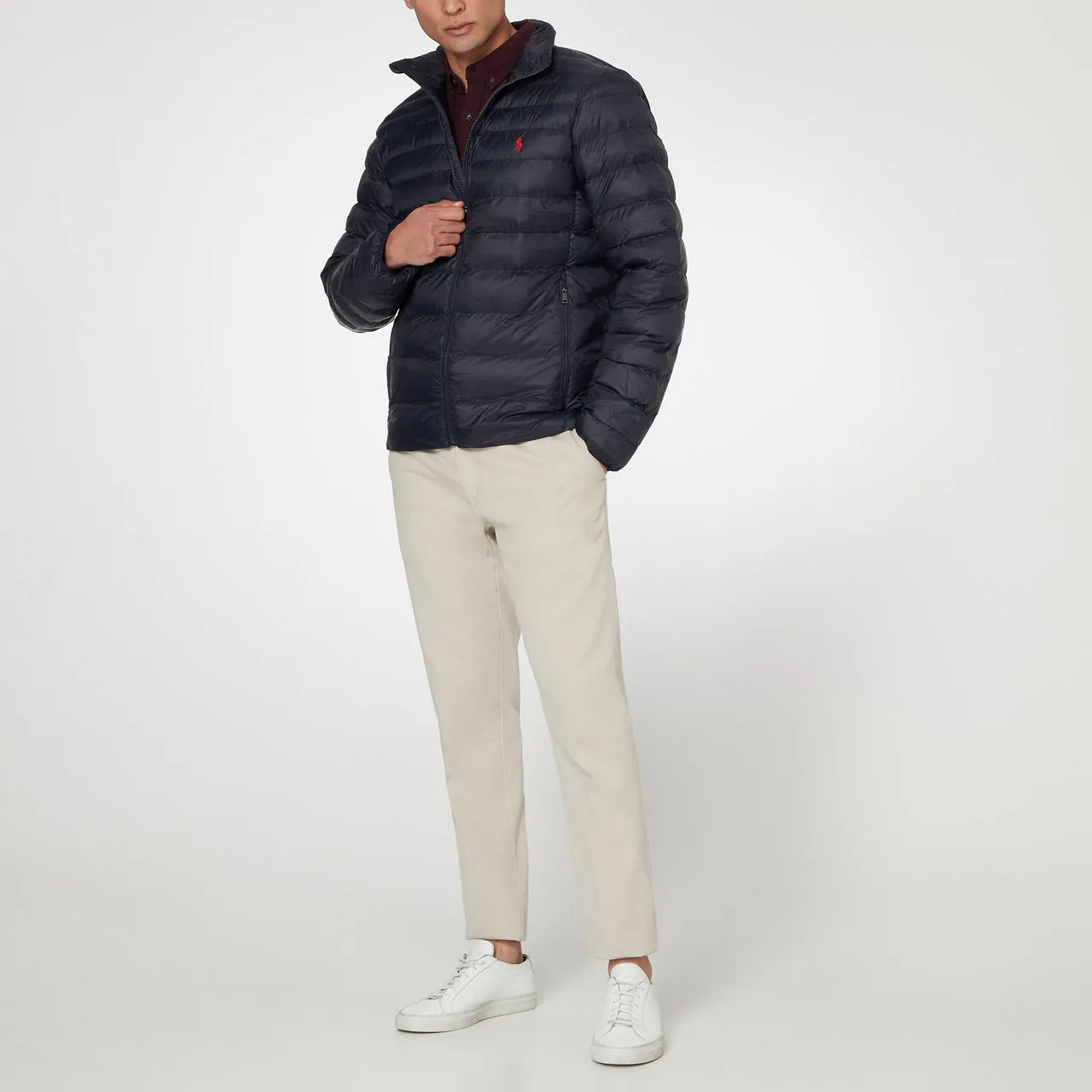 POLO RALPH LAUREN Padded Recycled Nylon Jacket - Navy