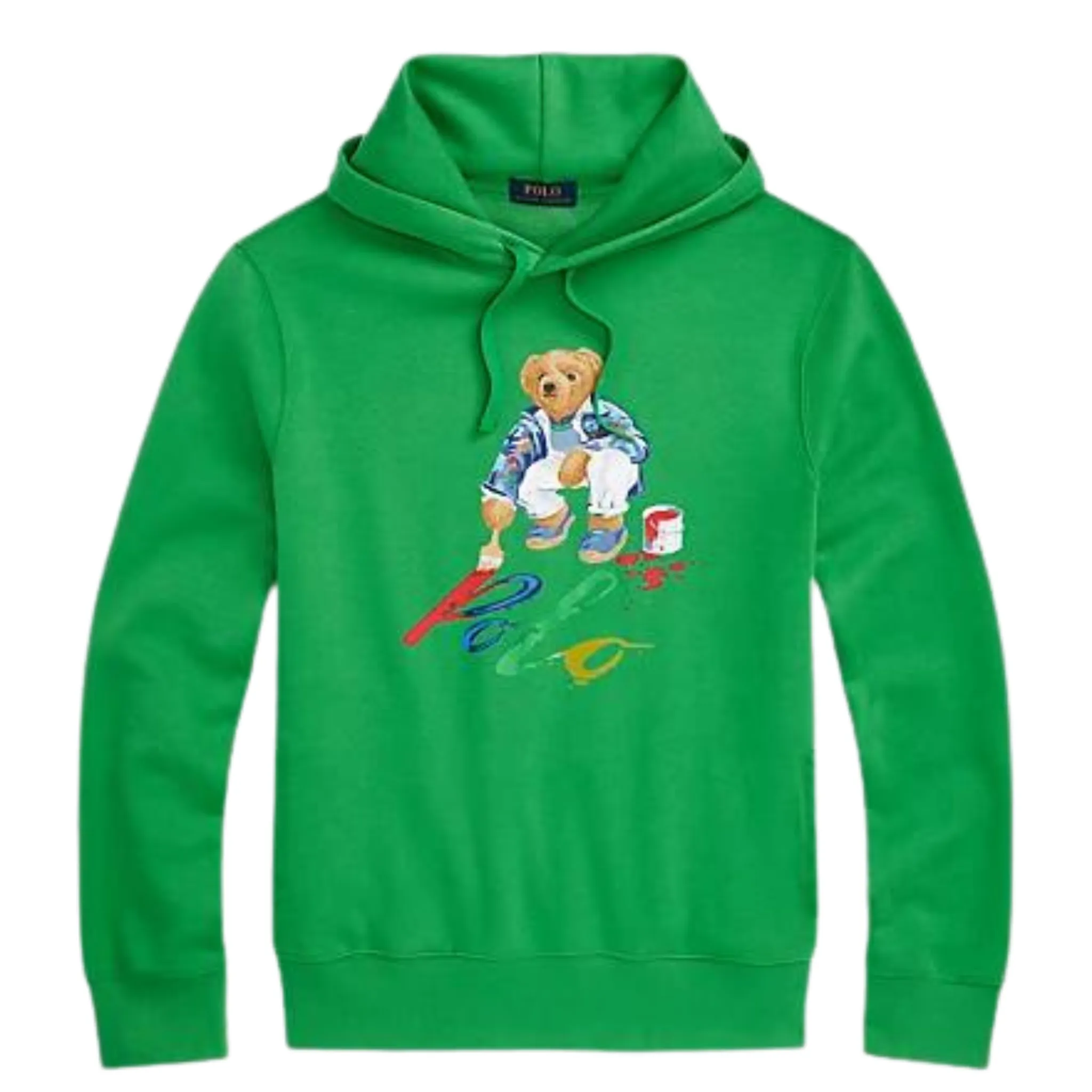 Polo Ralph Lauren Polo Bear Painter Fleece Hoodie (Green)