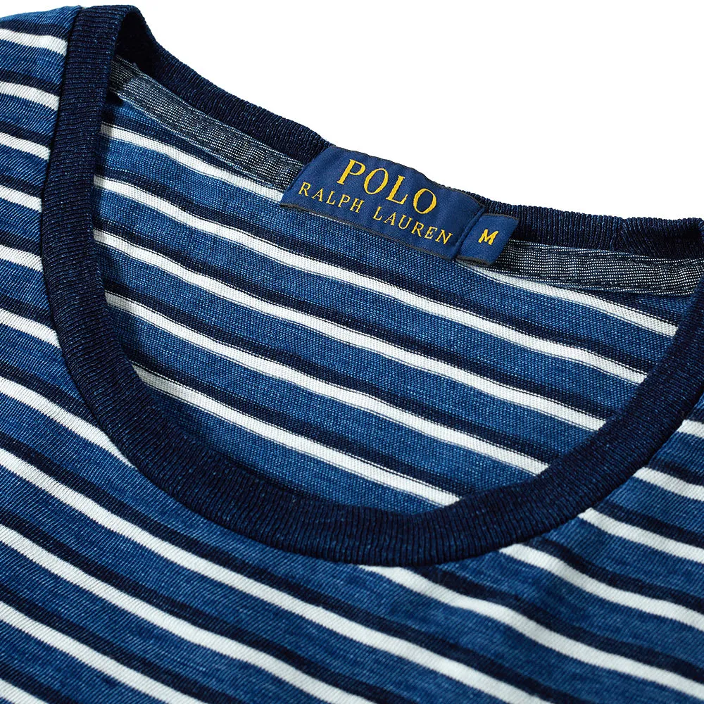 Polo Ralph Lauren Stripe Crew TeeNavy