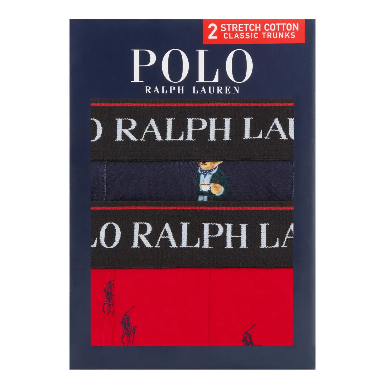 POLO RALPH LAUREN Two-Pack Logo Boxers - Red