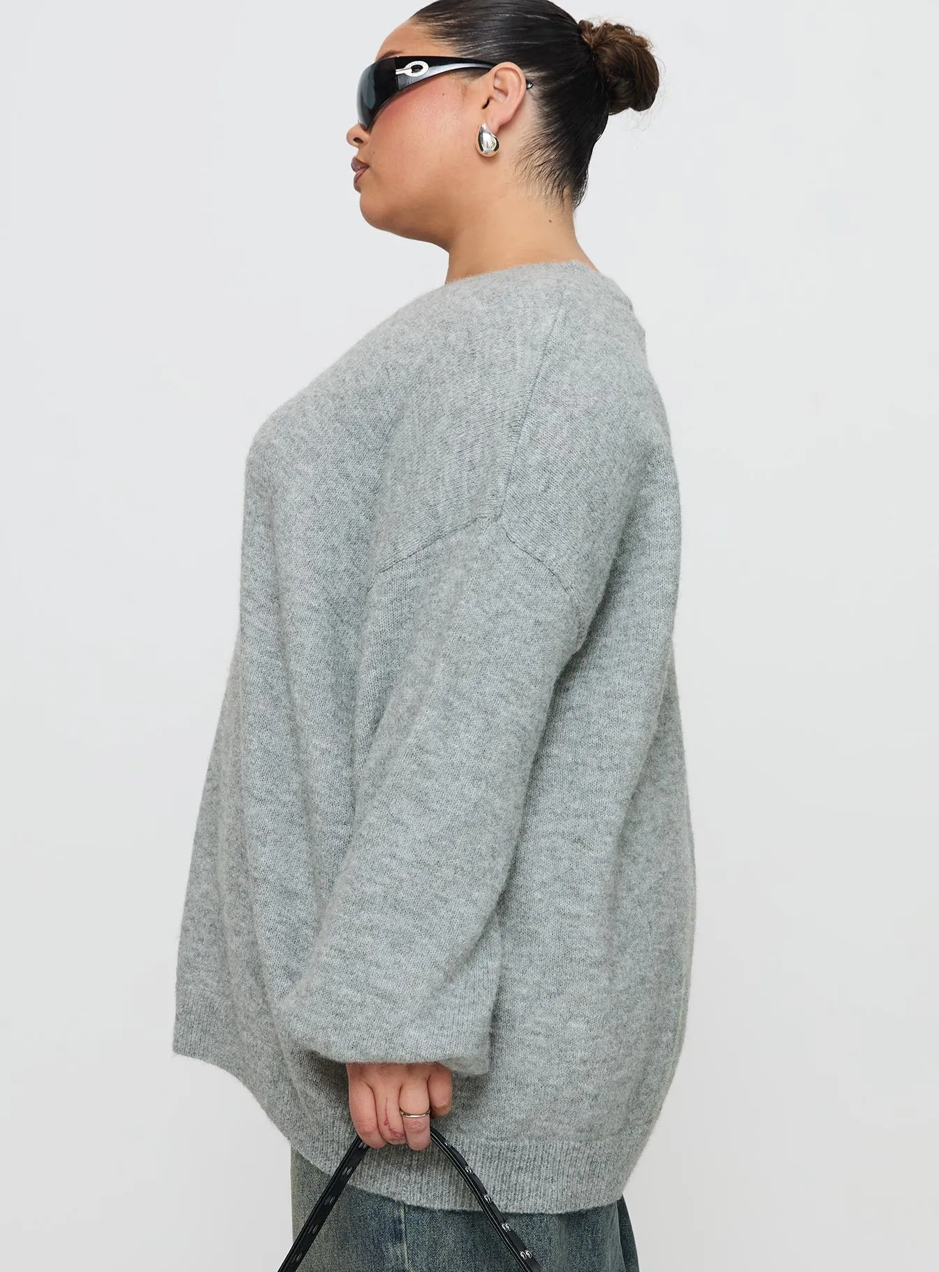 Ryanna Sweater Grey Curve