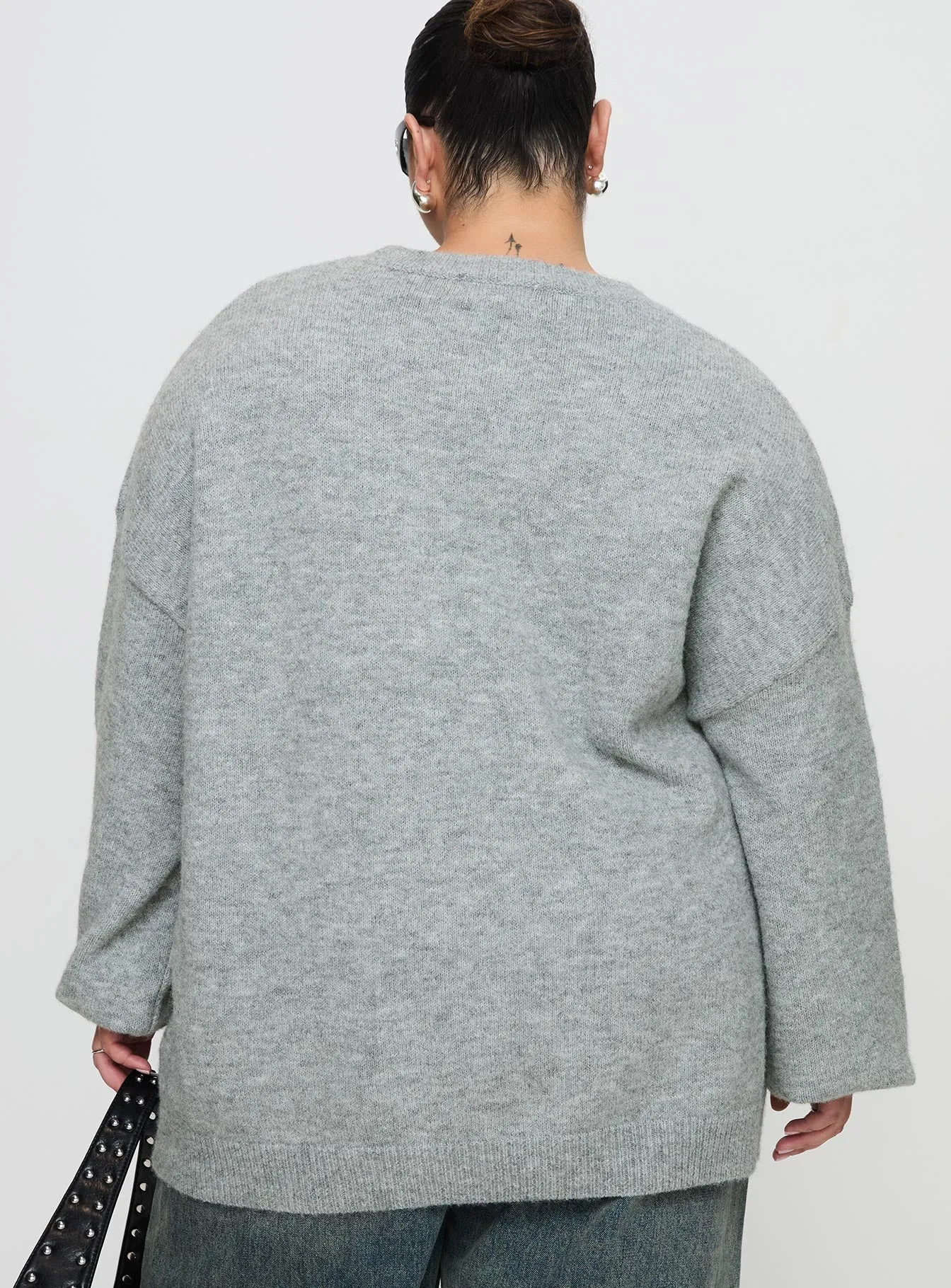 Ryanna Sweater Grey Curve