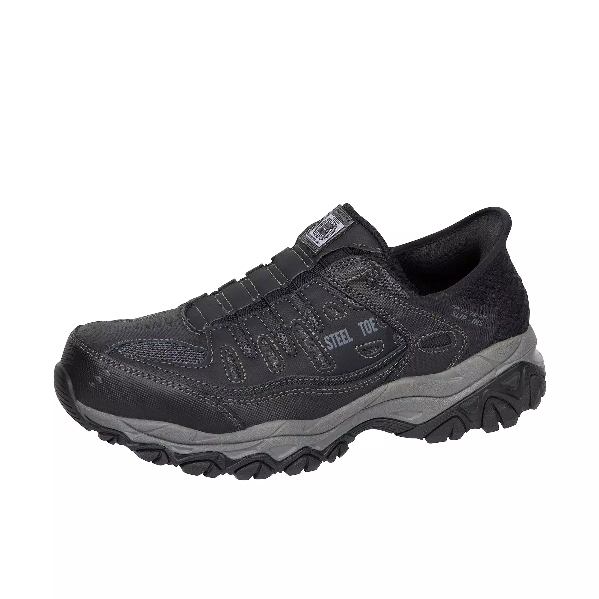 Skechers Slip Ins - Cankton - Faison Steel Toe Black