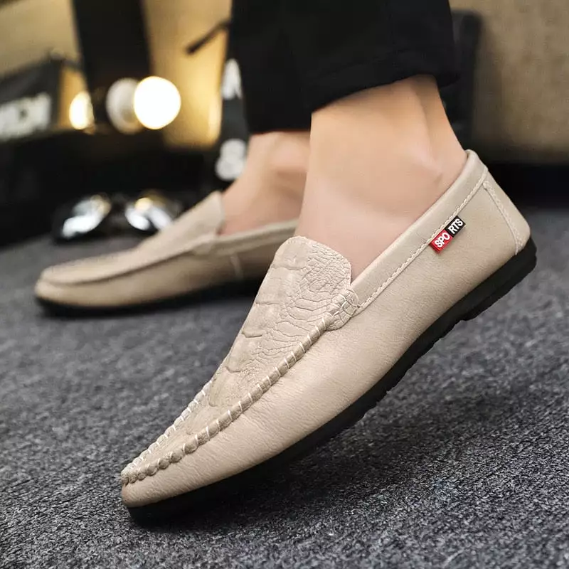 Spring Men Casual Leather Loafers