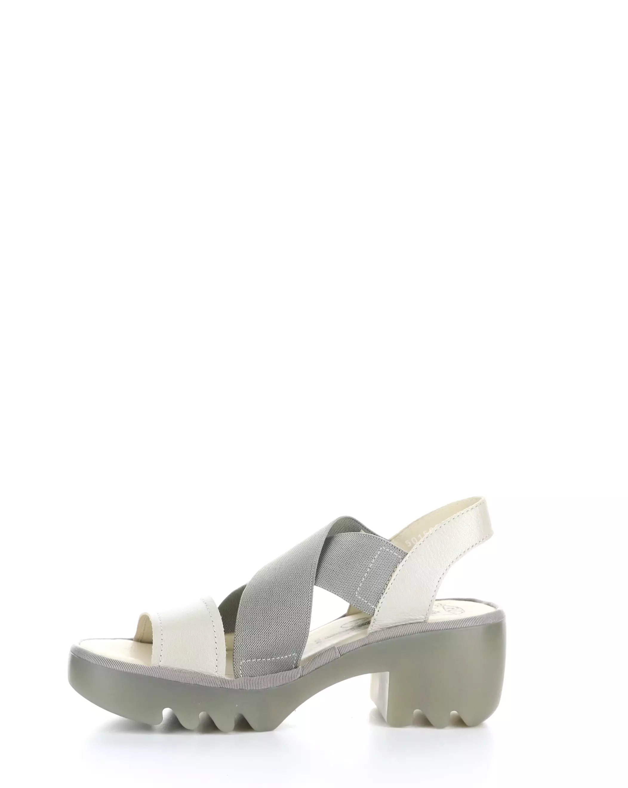 TAJI502FLY 004 SILVER Round Toe Sandals