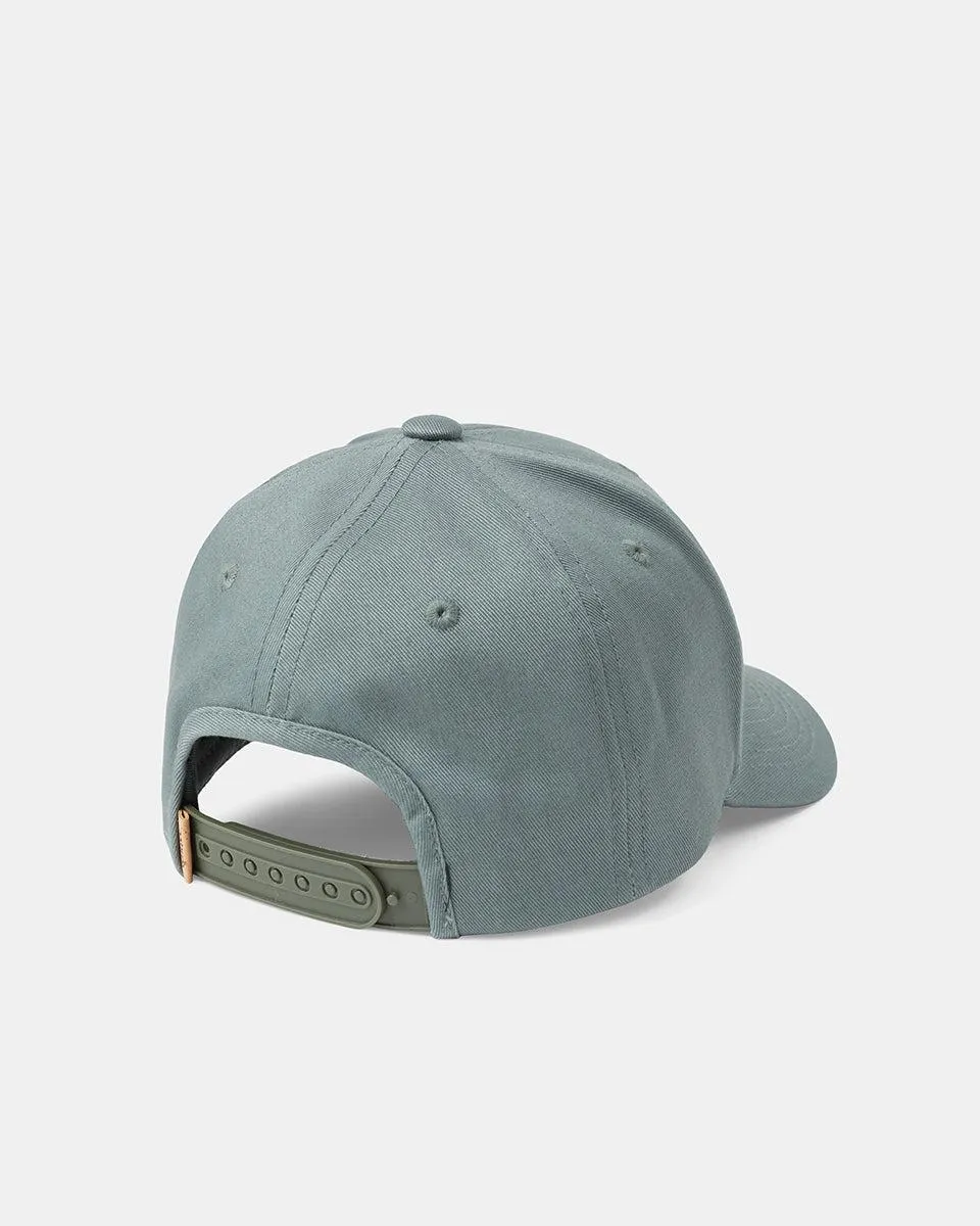 Tentree Kids Snail Ten Baseball Cap In Light Urban Green/Surf Spray