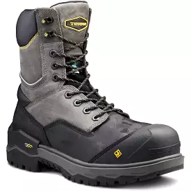 Terra Men's Gantry 8 Comp Toe WP Safety Work Boot -Gray- 4NRQGY