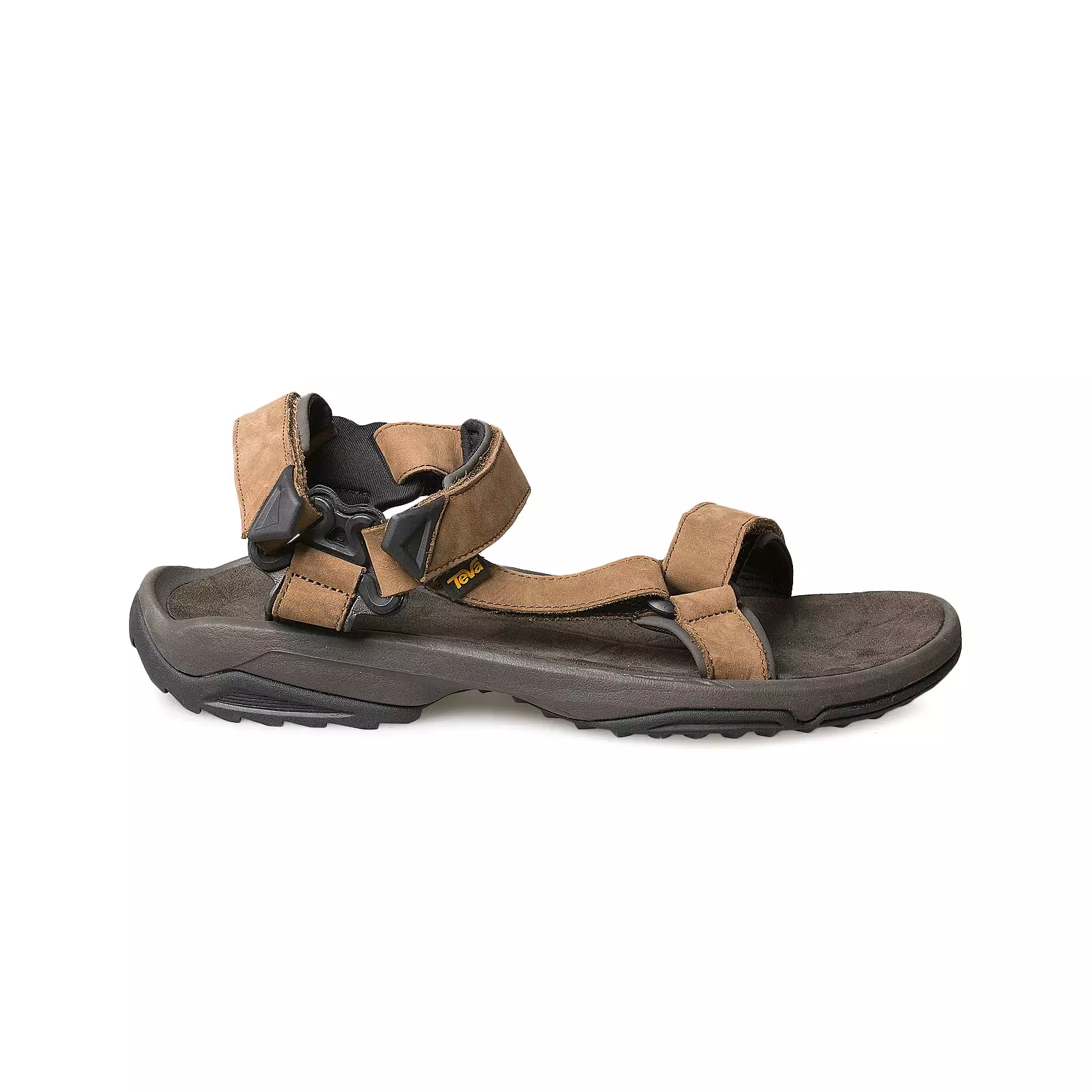 Teva Fi Lite Brown Leather Sandals - Men's