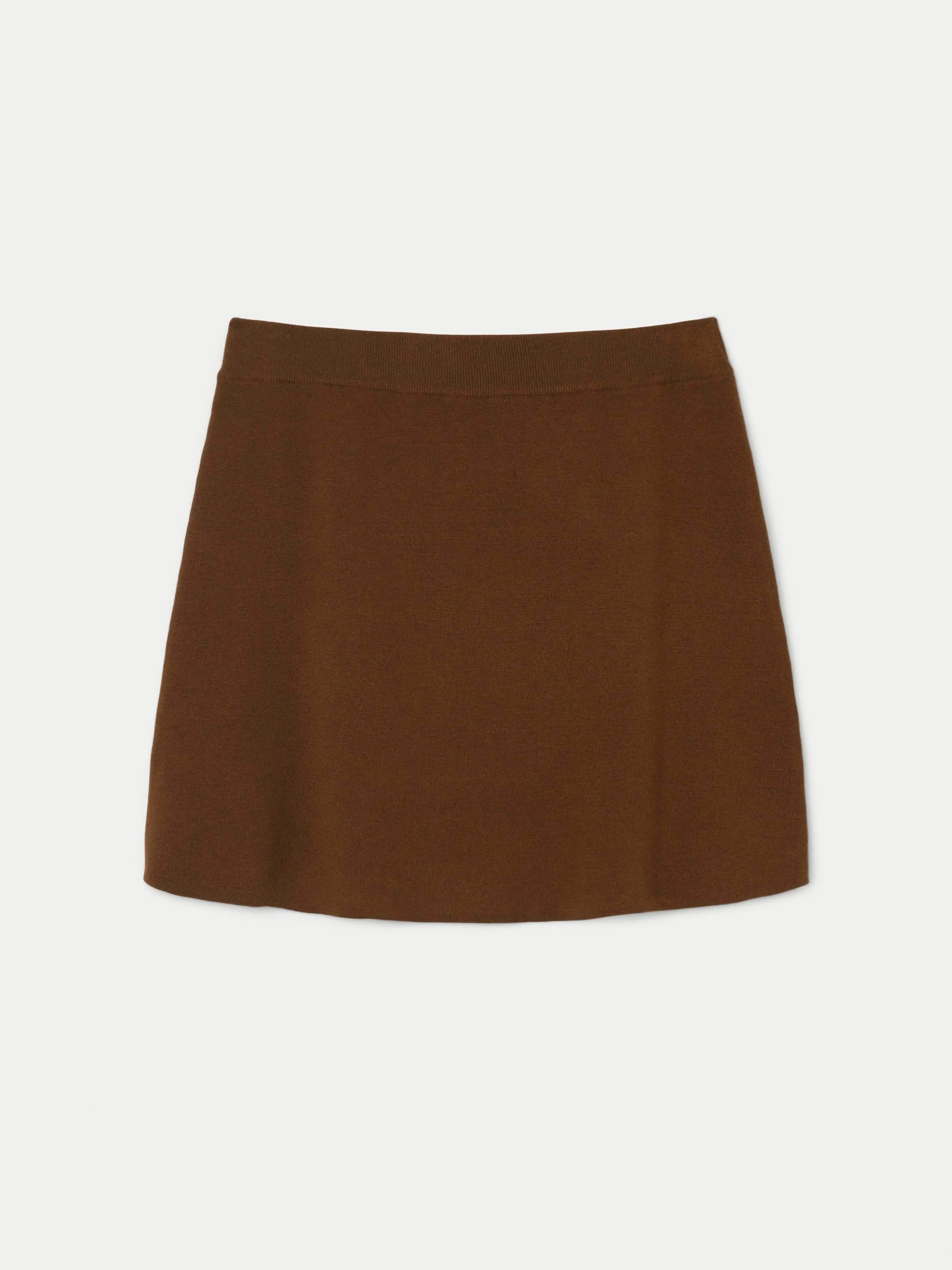 The Compact Mini Skirt in Tiramisu