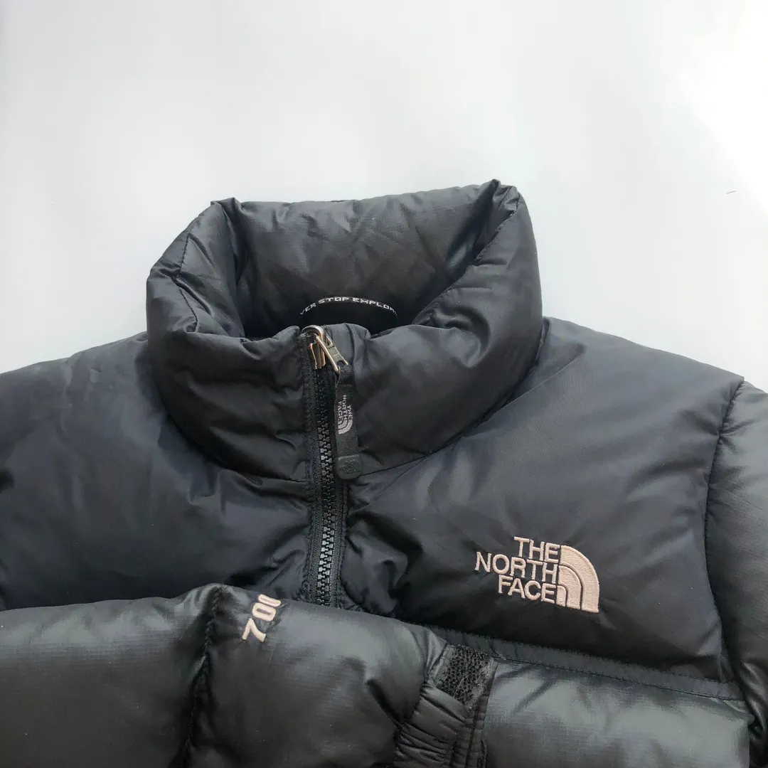 The North Face Nuptse 700 Black Down Puffer Jacket Women's Small