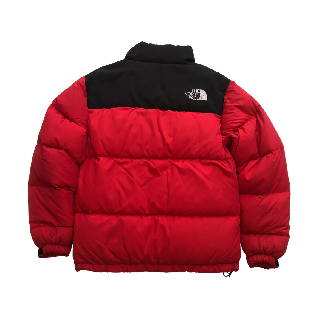 The North Face Nuptse 700 Pro Red/Black Down Puffer Jacket Large