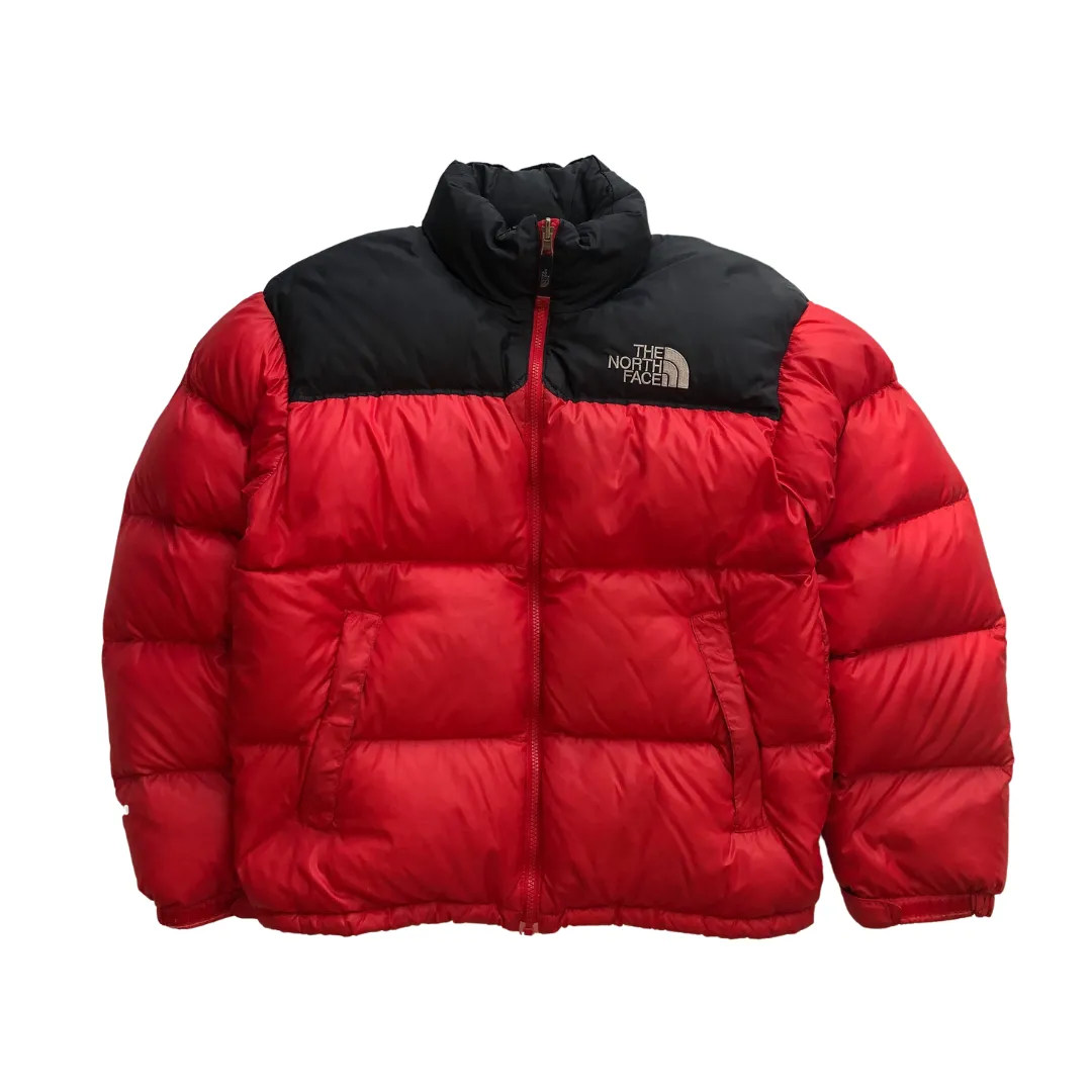 The North Face Nuptse 700 Red/Black Down Puffer Jacket Large