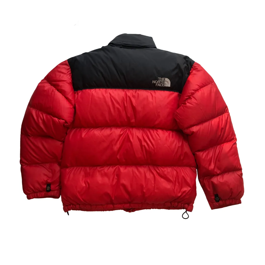 The North Face Nuptse 700 Red/Black Down Puffer Jacket Large