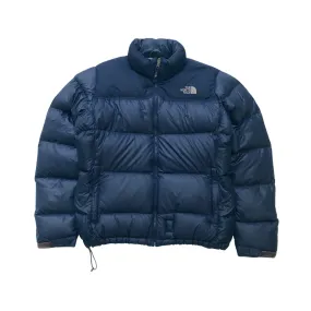 The North Face Nuptse 700 Vintage Navy Down Puffer Jacket Womens Large