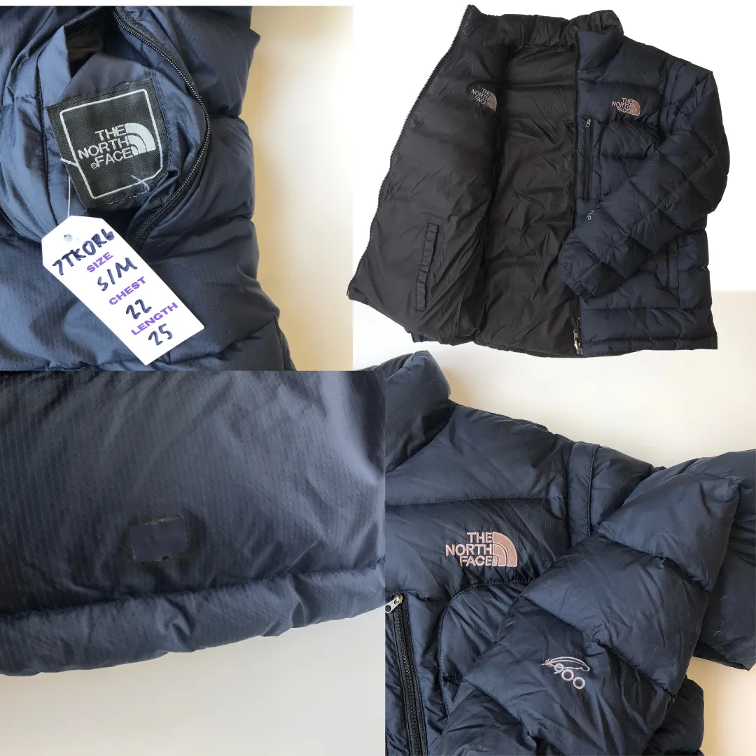 The North Face Reversible 900 Fill Puffer Jacket Small/Medium