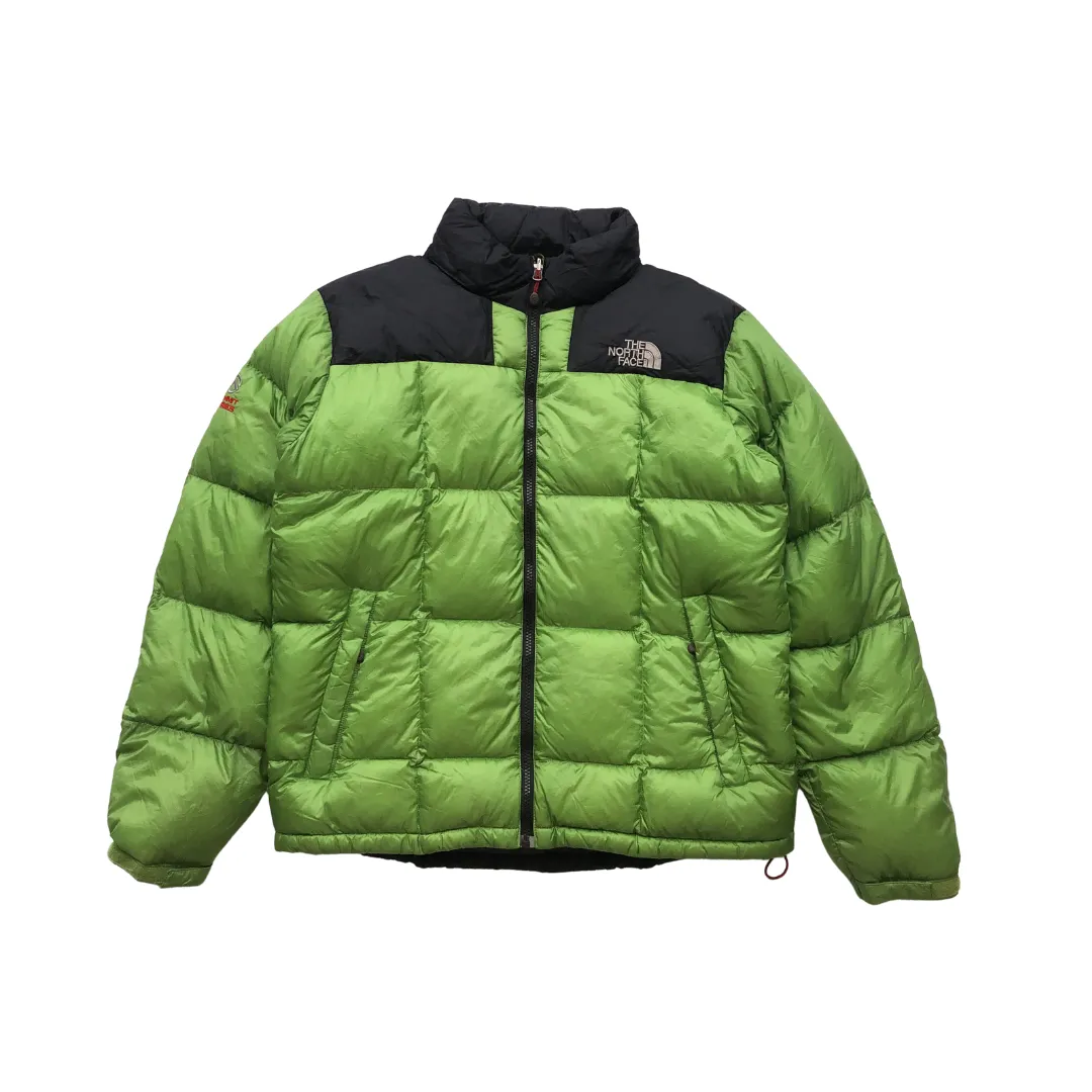 The North Face Summit Series 800 Fill Puffer Jacket Green Medium