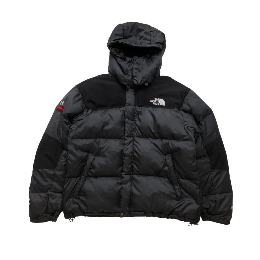 The North Face Summit Series Baltoro 700 Grey/Black Down Puffer Jacket Large