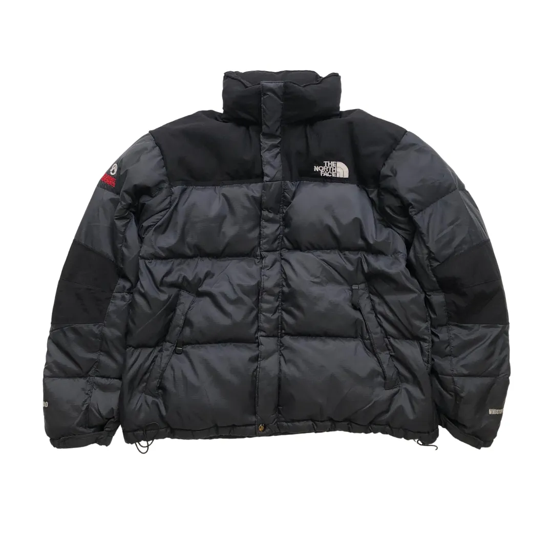 The North Face Summit Series Baltoro 700 Grey/Black Down Puffer Jacket Large