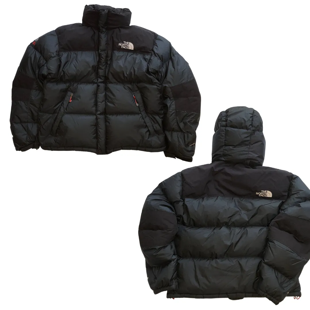 The North Face Summit Series Baltoro 700 Navy/Black Down Puffer Jacket Large