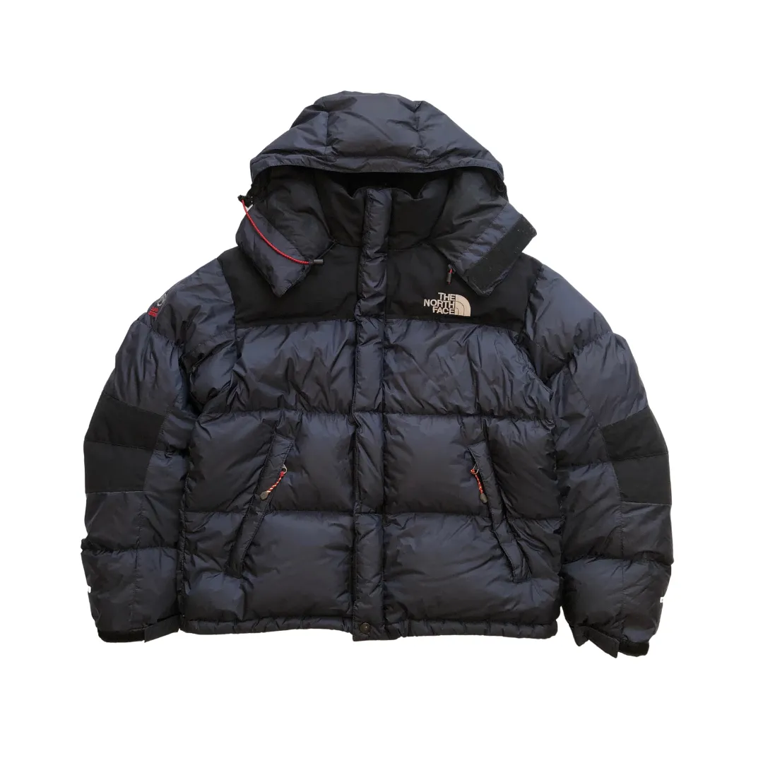 The North Face Summit Series Baltoro 700 Navy/Black Down Puffer Jacket Medium/Large