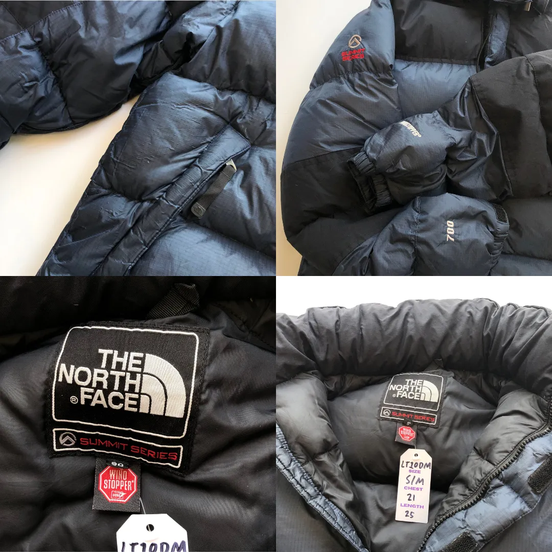 The North Face Summit Series Baltoro 700 Navy/Black Down Puffer Jacket Small/Medium