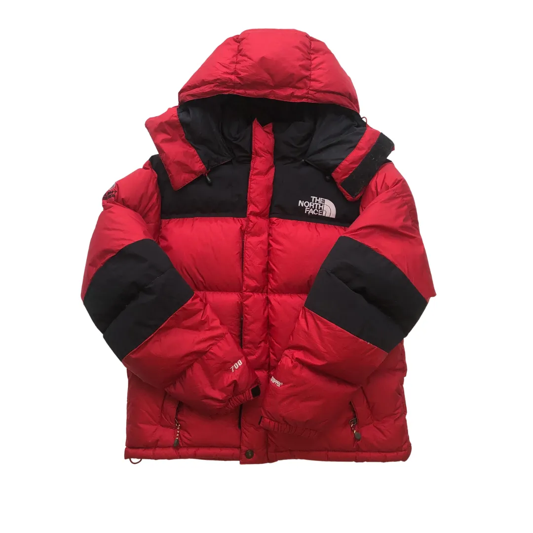 The North Face Summit Series Baltoro 700 Red/Black Down Puffer Jacket Small