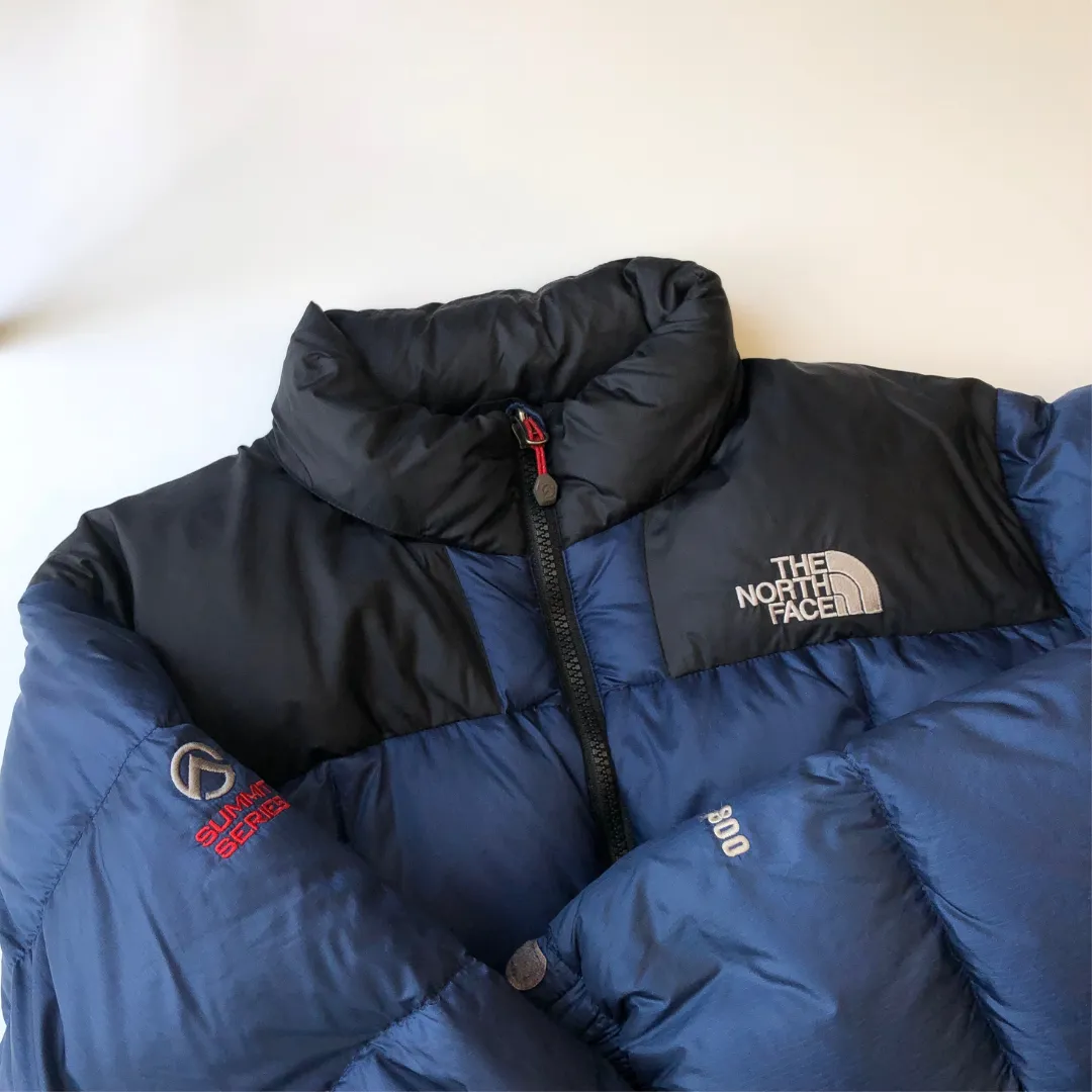 The North Face Summit Series Nuptse 800 Black Down Puffer Jacket Medium