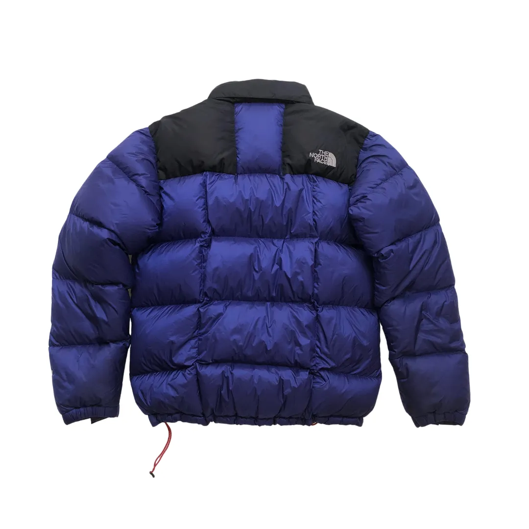 The North Face Summit Series Nuptse 800 Black/Navy Down Puffer Jacket Medium