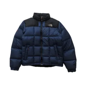 The North Face Summit Series Nuptse 800 Black/Navy Down Puffer Jacket Small