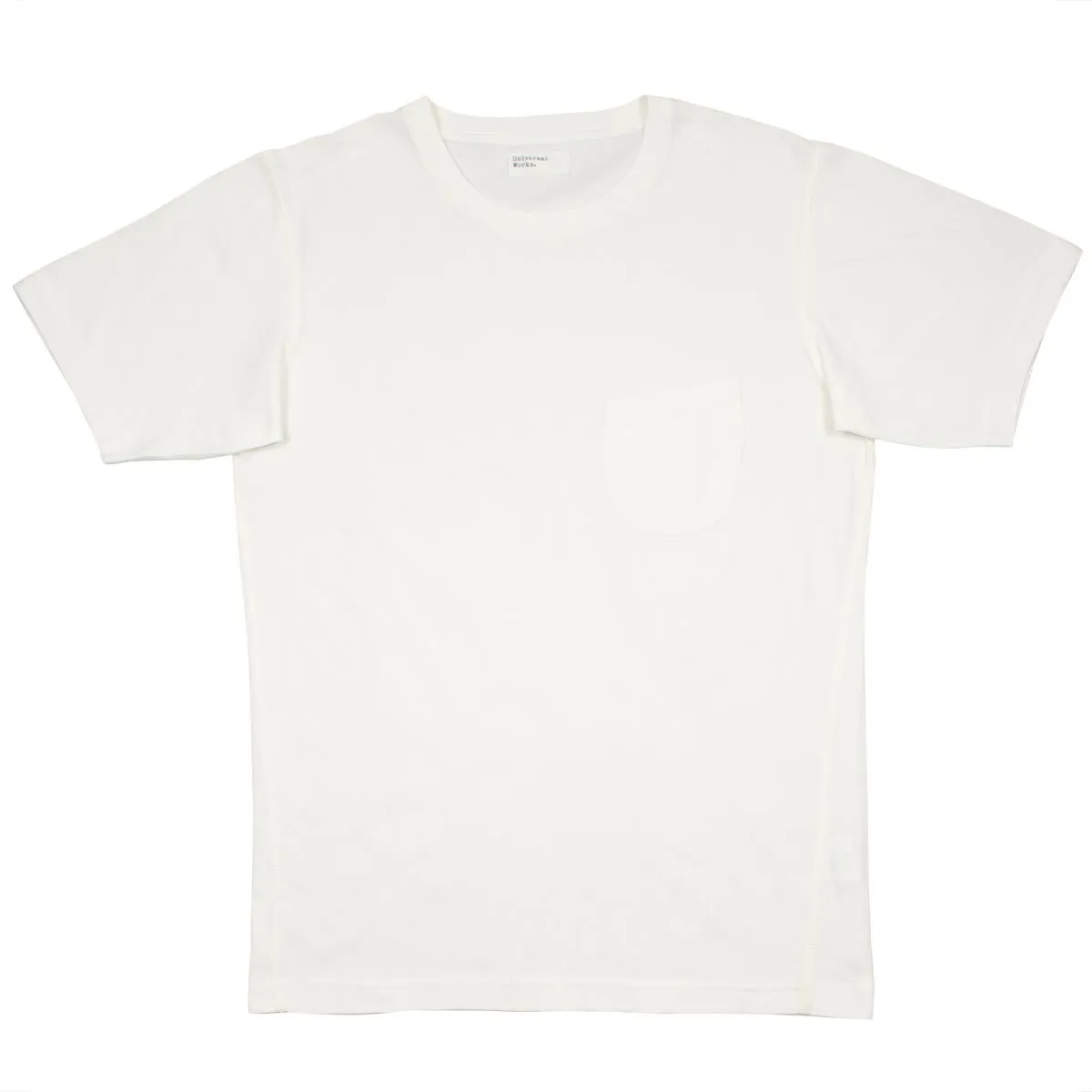 Universal Works - Pocket Tee Single Jersey - Ecru