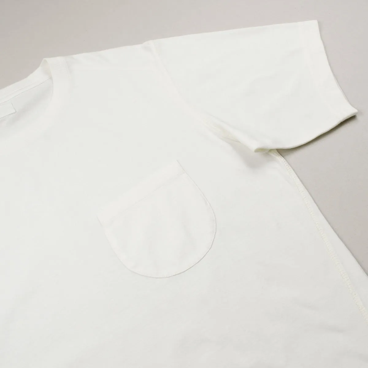 Universal Works - Pocket Tee Single Jersey - Ecru