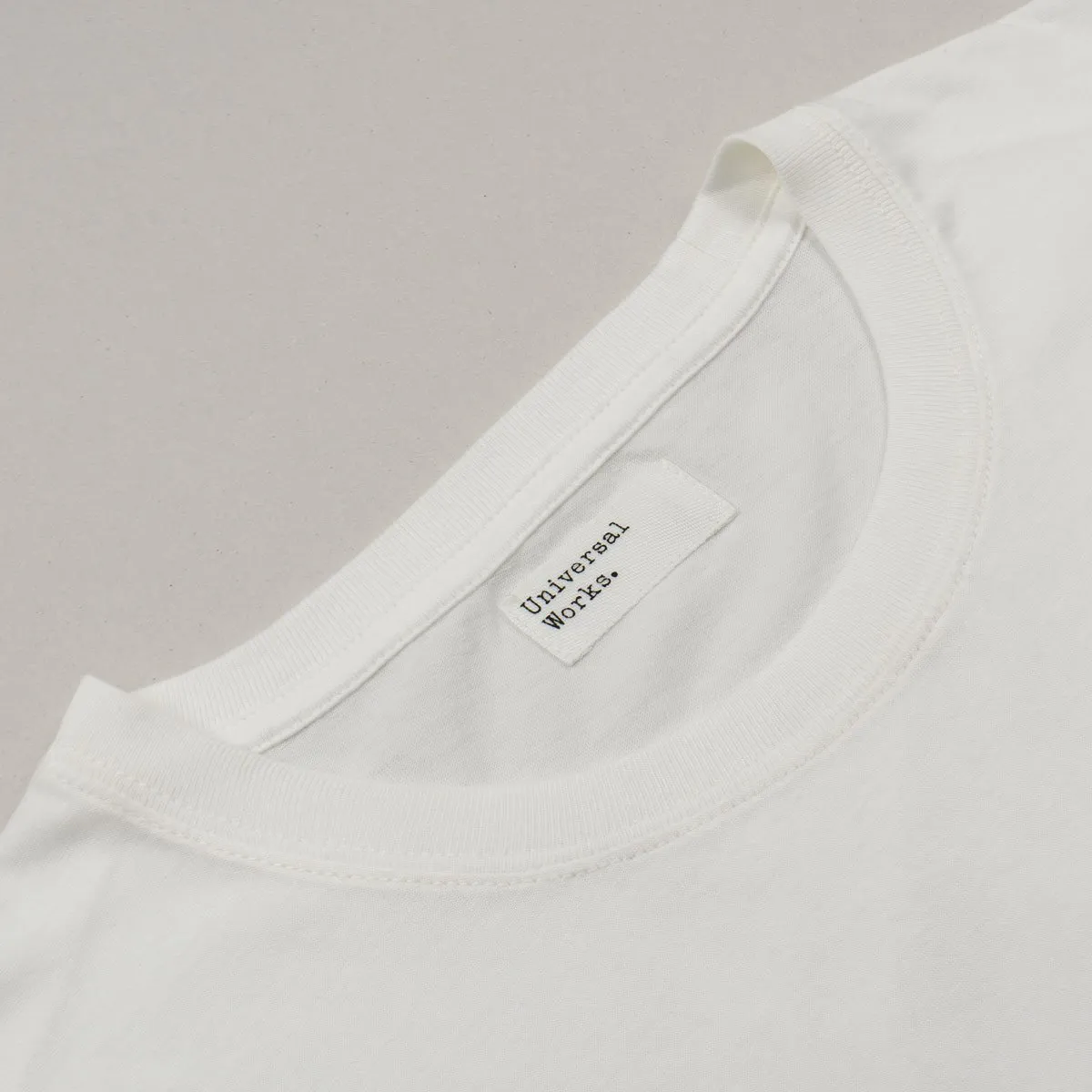 Universal Works - Pocket Tee Single Jersey - Ecru