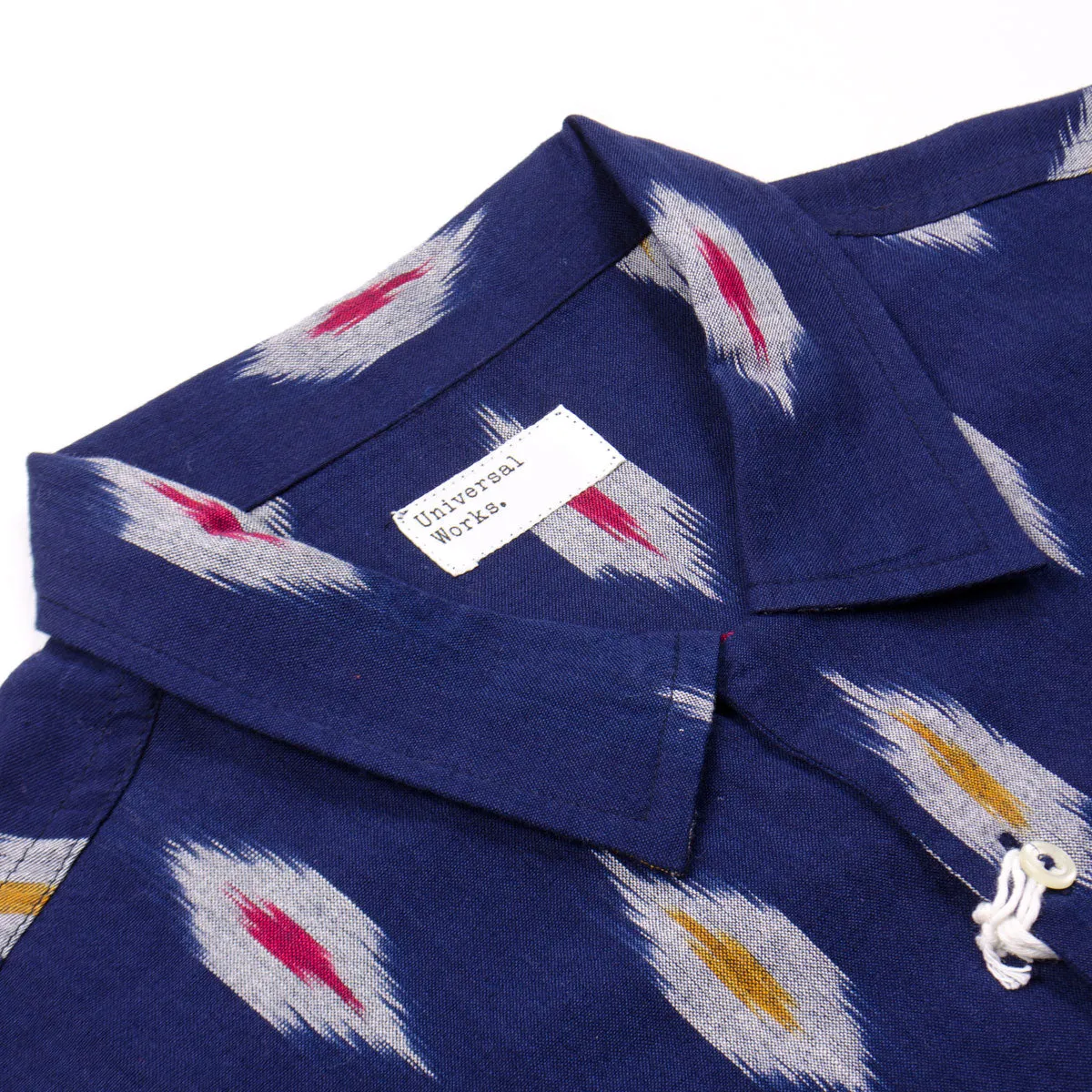 Universal Works - Road Shirt Ikat Multi Color - Indigo