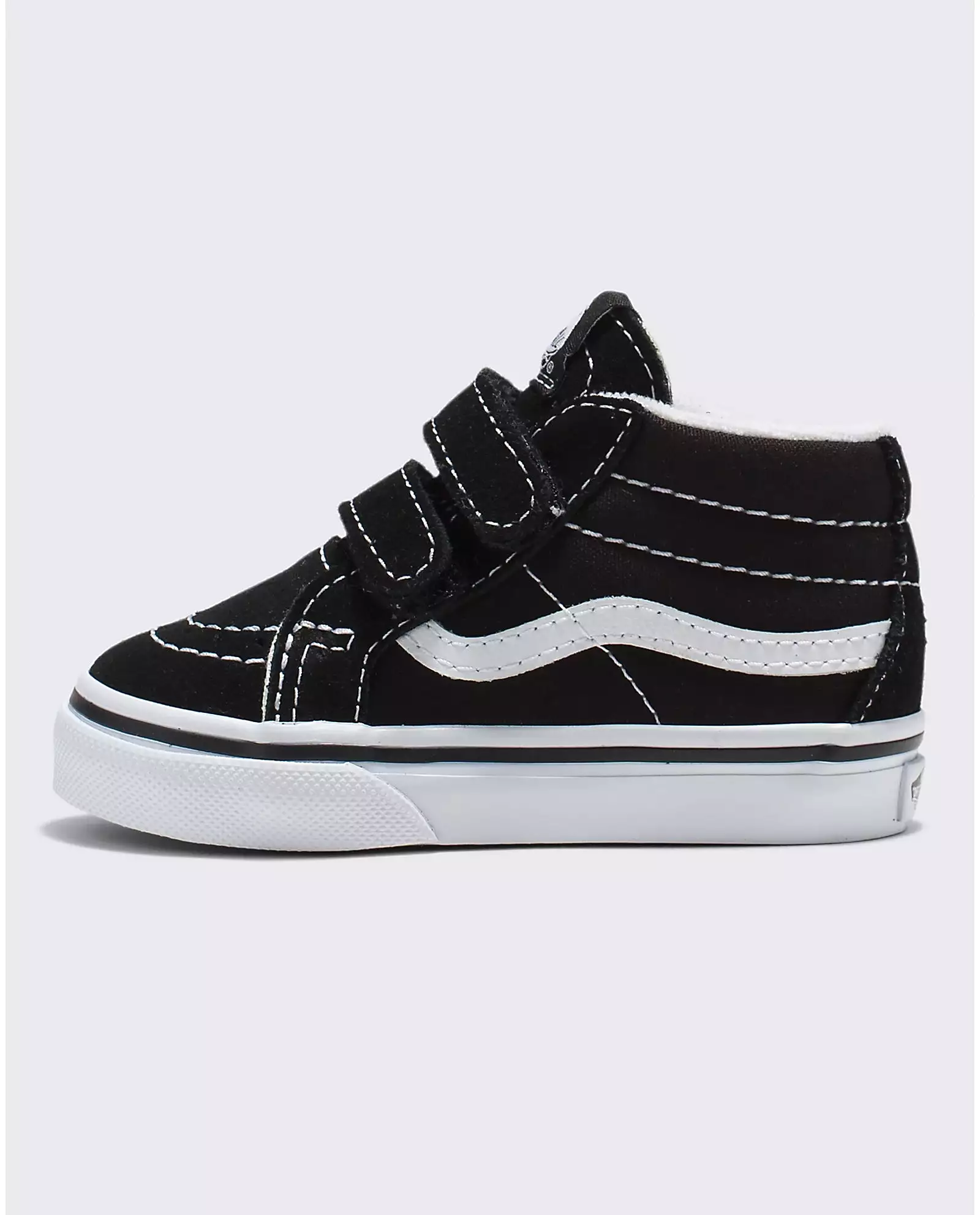 VANS Toddler SK8-Mid Reissue V Shoe (Black/True White)