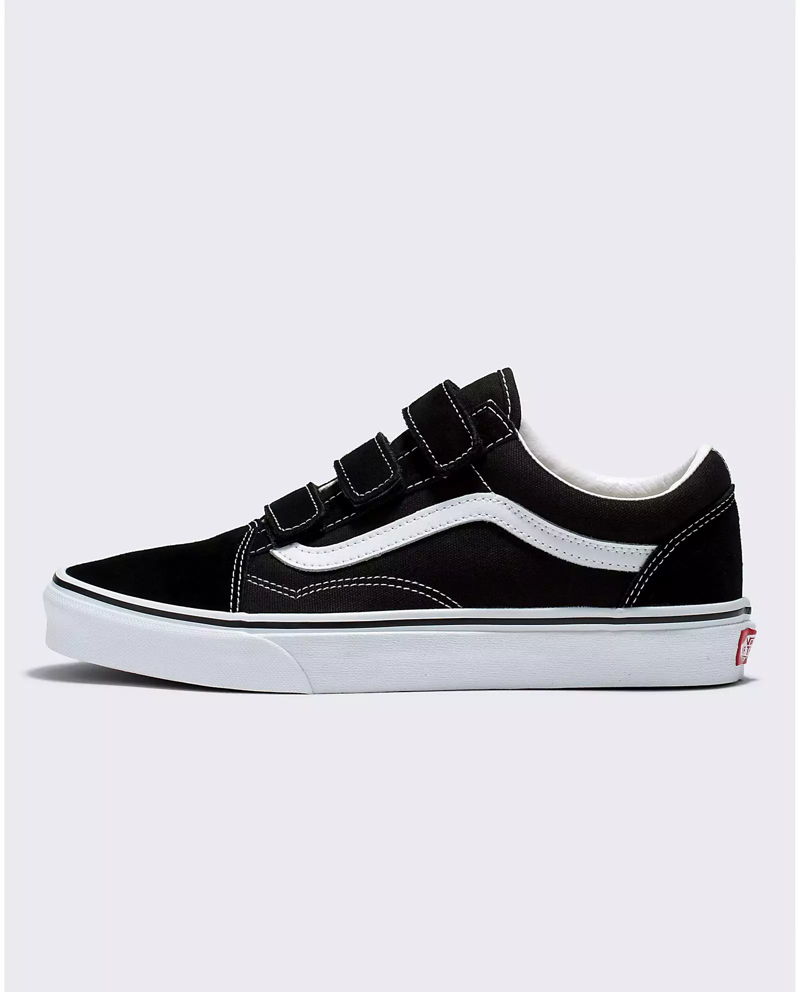 VANS Youth/Kids Old Skool Shoe (Black/True White)