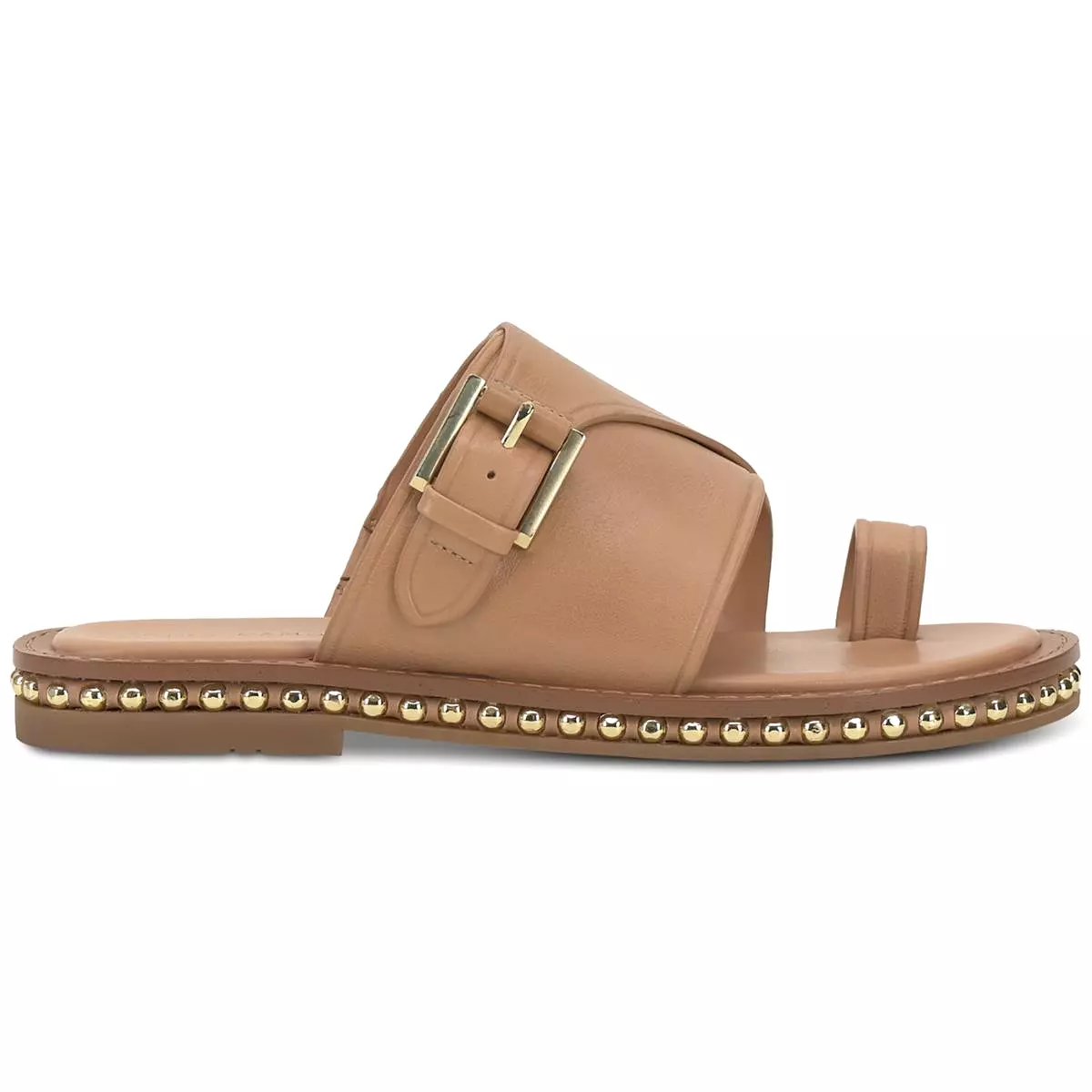 Vince Camuto Womens c Slip On Leather Slide Sandals